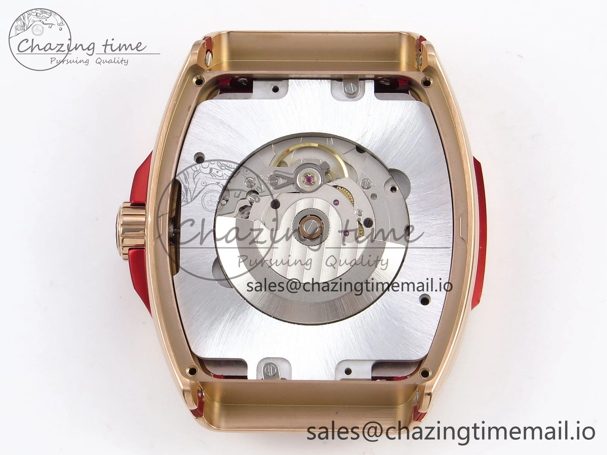 Affordable Vanguard Racing Montenegro RG ABF Best Edition Red Dial on Red Leather Strap A 6487