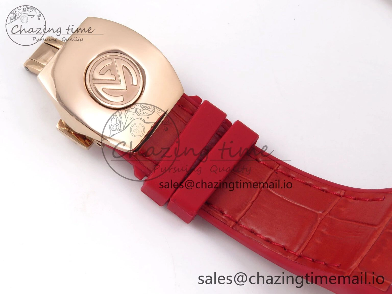 Affordable Vanguard Racing Montenegro RG ABF Best Edition Red Dial on Red Leather Strap A 6487