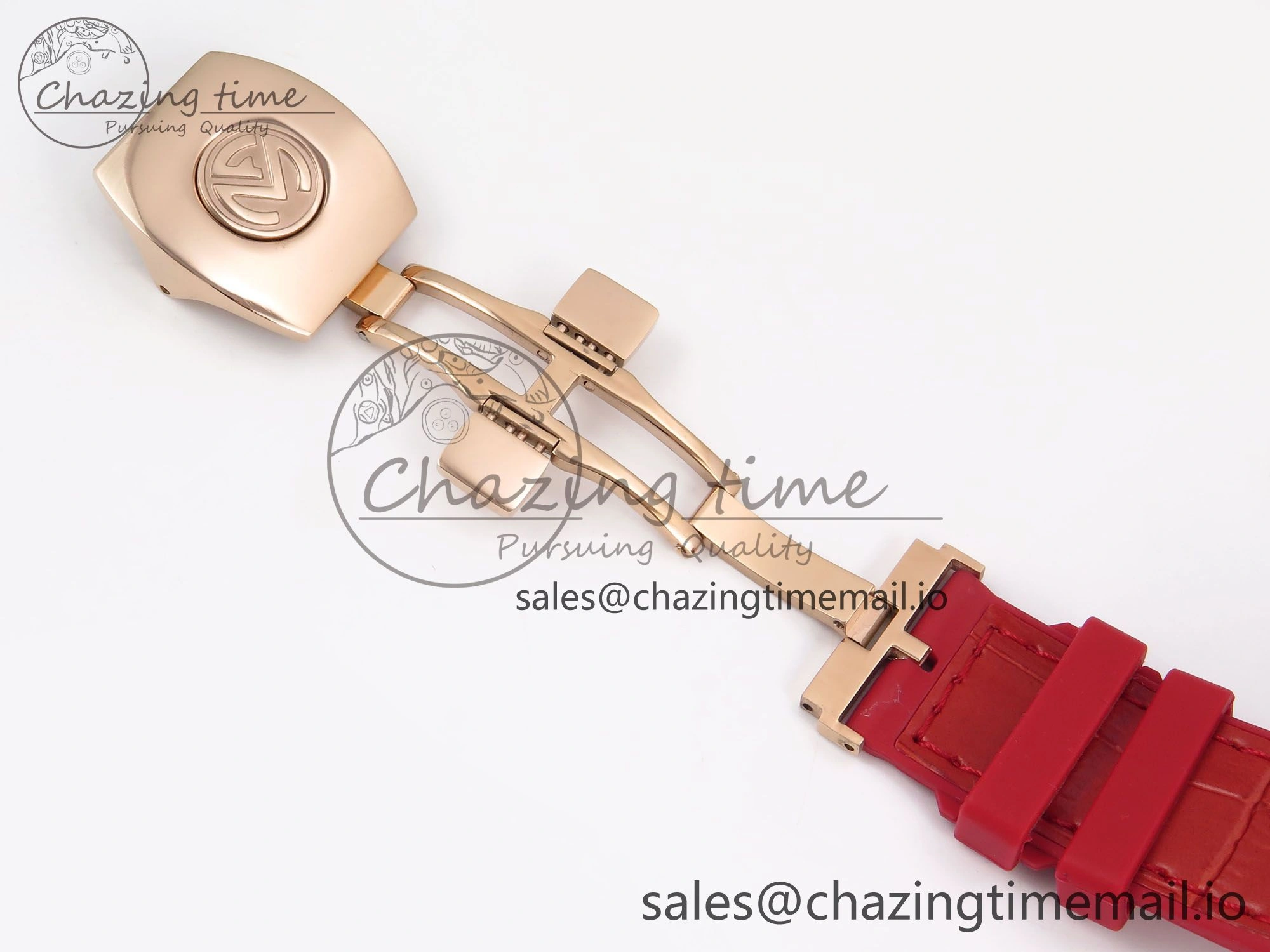 Affordable Vanguard Racing Montenegro RG ABF Best Edition Red Dial on Red Leather Strap A 6487
