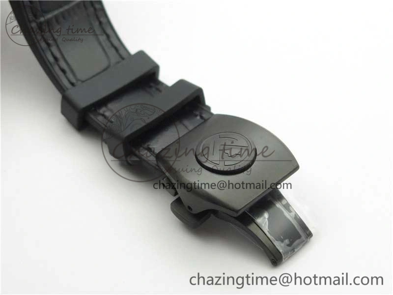 Vanguard V45 All Black DLC ZF 1:1 Best Edition Black Dial on Black Rubber Strap MIYOTA Sporty 6556