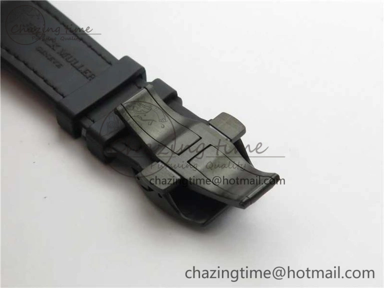 Vanguard V45 All Black DLC ZF 1:1 Best Edition Black Dial on Black Rubber Strap MIYOTA Sporty 6556