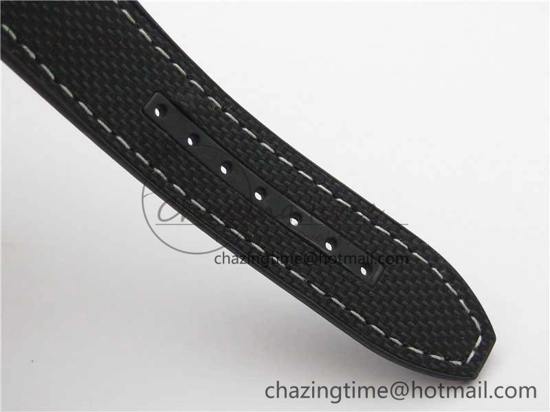 Vanguard V45 Chrono Brushed SS ABF Best Edition Black Dial on Rubber Strap A ComfortFit 6536