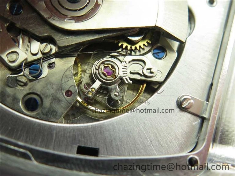 WeatherProof Vanguard V45 Chrono Brushed SS RG ABF Best Edition Gray Dial on Gummy Strap A 6542