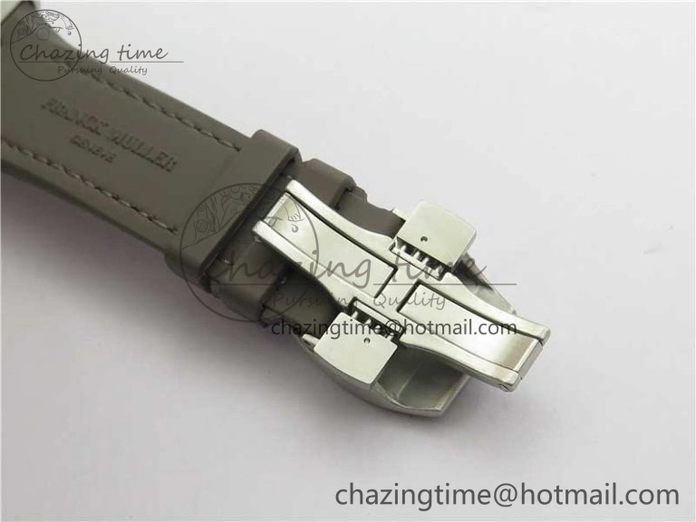 WeatherProof Vanguard V45 Chrono Brushed SS RG ABF Best Edition Gray Dial on Gummy Strap A 6542