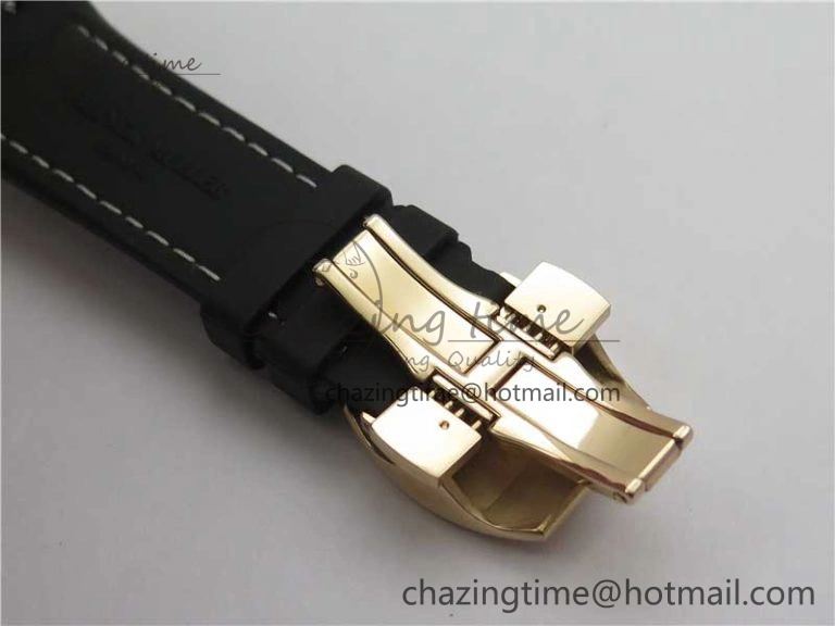 RelaxedFit Vanguard V45 Chrono RG ABF Best Edition Black Dial on Rubber Strap A 6533