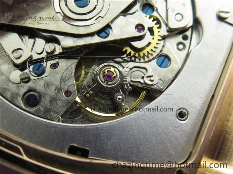 RelaxedFit Vanguard V45 Chrono RG ABF Best Edition Black Dial on Rubber Strap A 6533
