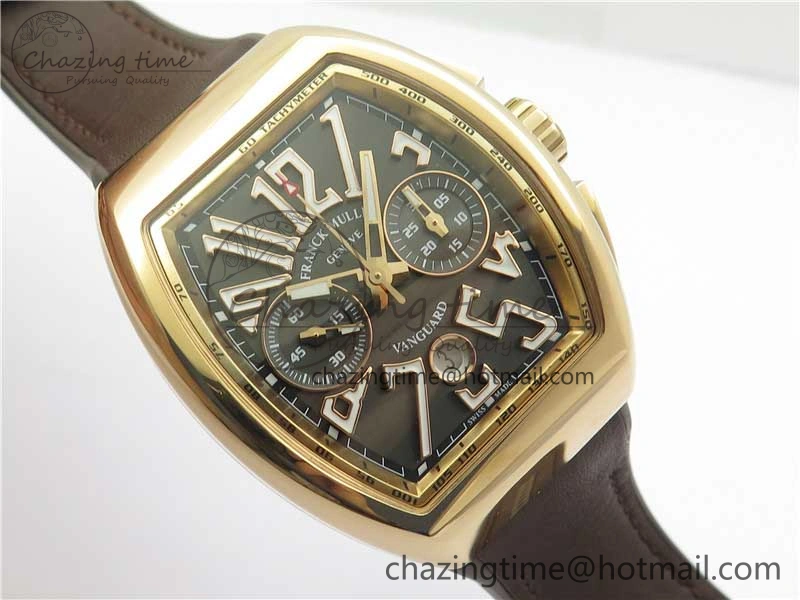 OnTrend Vanguard V45 Chrono RG ABF Best Edition Gray Dial on Gummy Strap A 6534