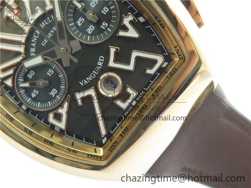 OnTrend Vanguard V45 Chrono RG ABF Best Edition Gray Dial on Gummy Strap A 6534