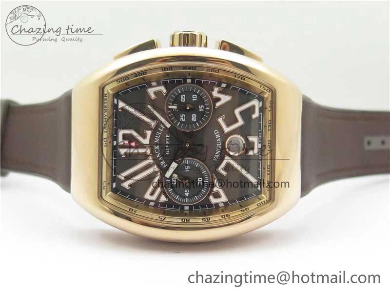 OnTrend Vanguard V45 Chrono RG ABF Best Edition Gray Dial on Gummy Strap A 6534