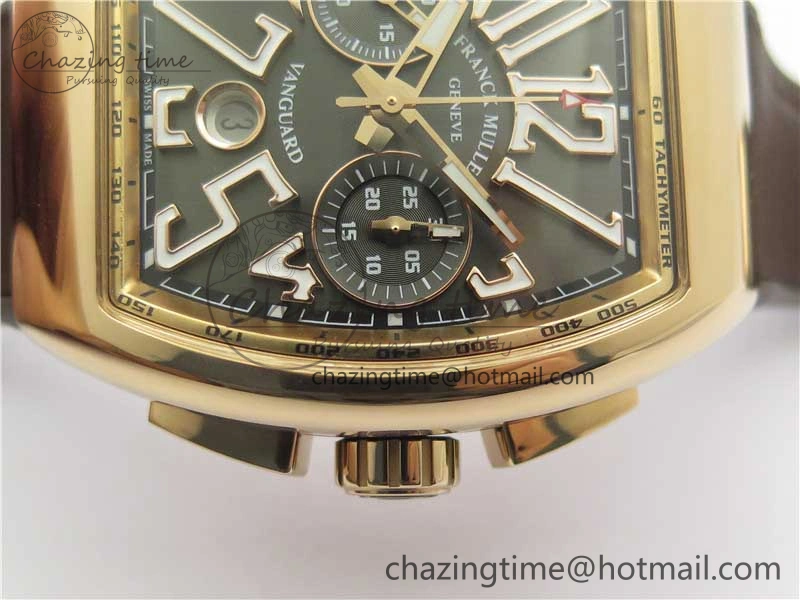 OnTrend Vanguard V45 Chrono RG ABF Best Edition Gray Dial on Gummy Strap A 6534