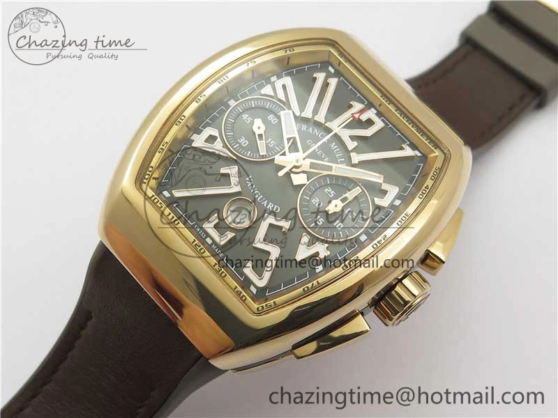 OnTrend Vanguard V45 Chrono RG ABF Best Edition Gray Dial on Gummy Strap A 6534