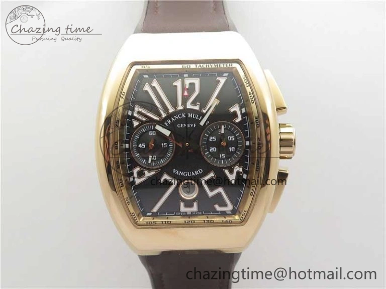 OnTrend Vanguard V45 Chrono RG ABF Best Edition Gray Dial on Gummy Strap A 6534