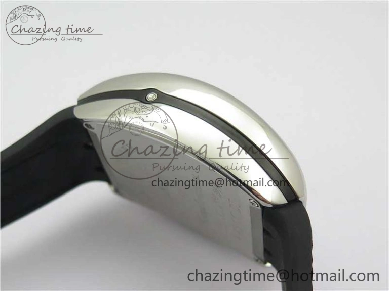 TimelessDesign Vanguard V45 Chrono SS ABF Best Edition Black Dial Black Markers on Leather Strap A 6537
