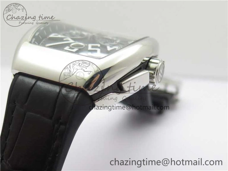 Snug Vanguard V45 Chrono SS ABF Best Edition Black Dial on Leather Strap A 6540