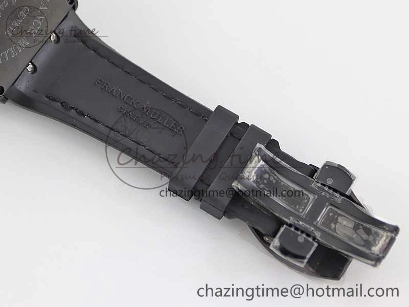Vanguard V45 DLC ABF 1:1 Best Edition Black Textured Dial on Black Rubber Strap MIYOTA NewStyle 6527