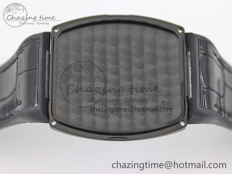 Vanguard V45 DLC ABF 1:1 Best Edition Black Textured Dial on Black Rubber Strap MIYOTA NewStyle 6527