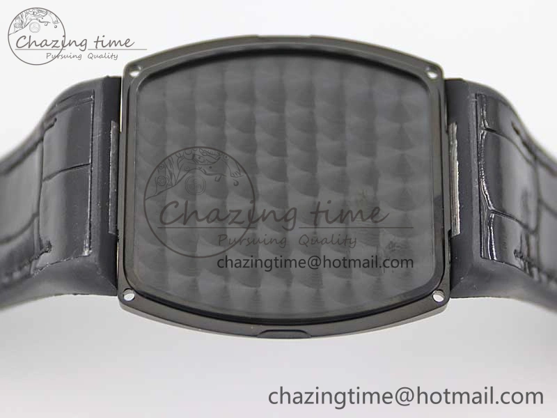 Vanguard V45 DLC ABF 1:1 Best Edition Black Textured Dial on Black Rubber Strap MIYOTA NewStyle 6527