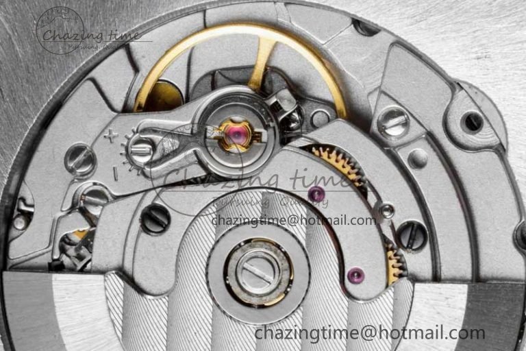 Vanguard V45 RG ABF Best Edition Full Diamonds Dial on Black Leather Strap A Contemporary 6526