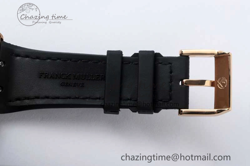Vanguard V45 RG ABF Best Edition Full Diamonds Dial on Black Leather Strap A Contemporary 6526