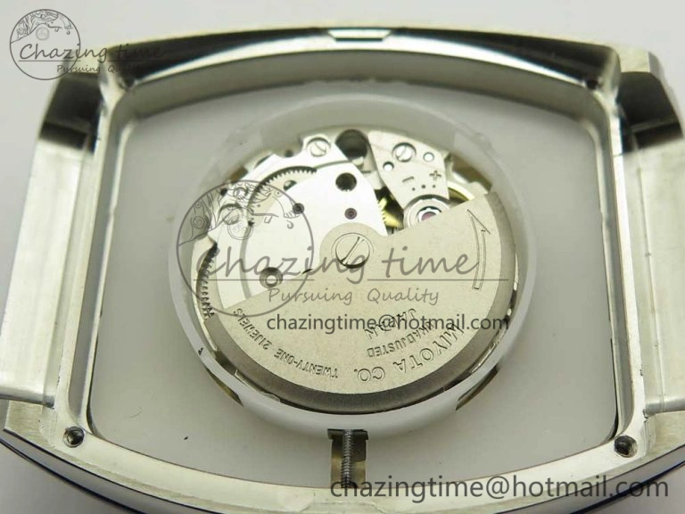 Affordable Vanguard V45 SS ABF Best Edition Blue Dial Diamonds Markers on Blue Gummy Strap A 6567