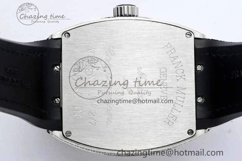 Vanguard V45 SS ABF Best Edition Full Diamonds Dial on Black Leather Strap A SunProtective 6521