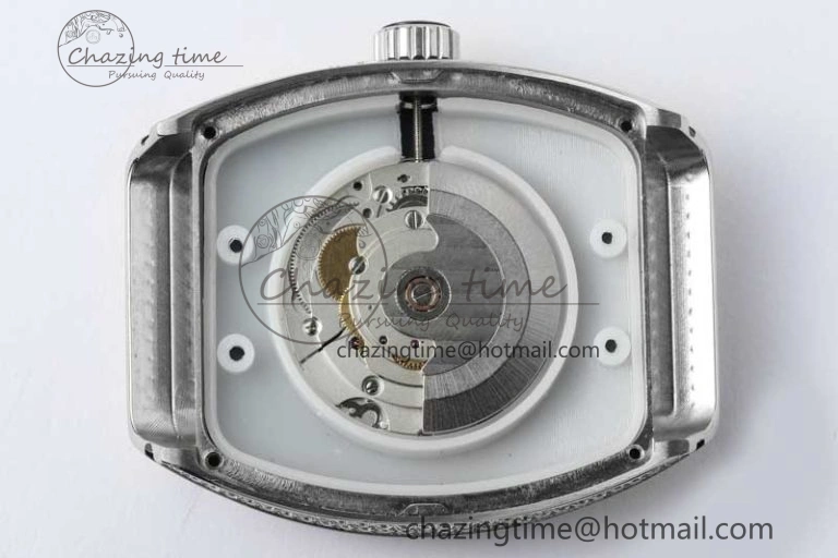 Vanguard V45 SS ABF Best Edition Full Diamonds Dial on Black Leather Strap A SunProtective 6521