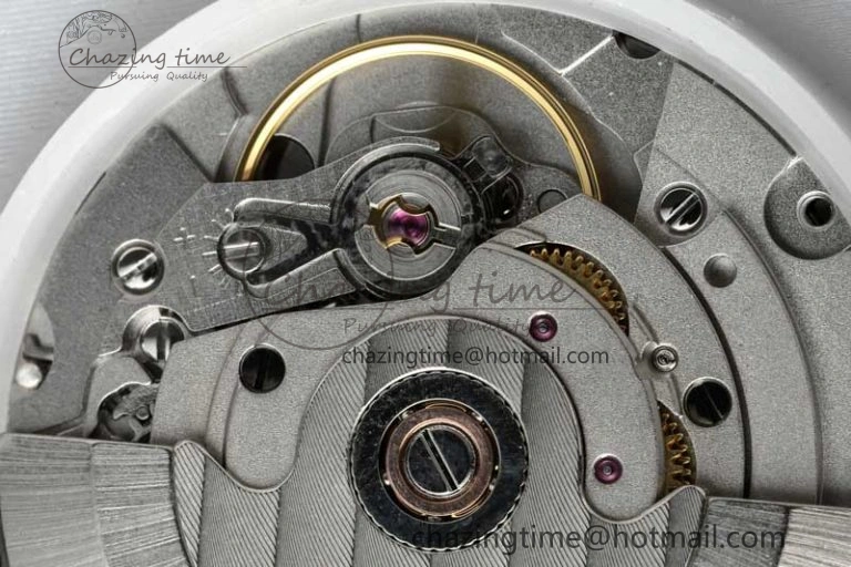 Vanguard V45 SS ABF Best Edition Full Diamonds Dial on White Leather Strap A WeatherProof 6525
