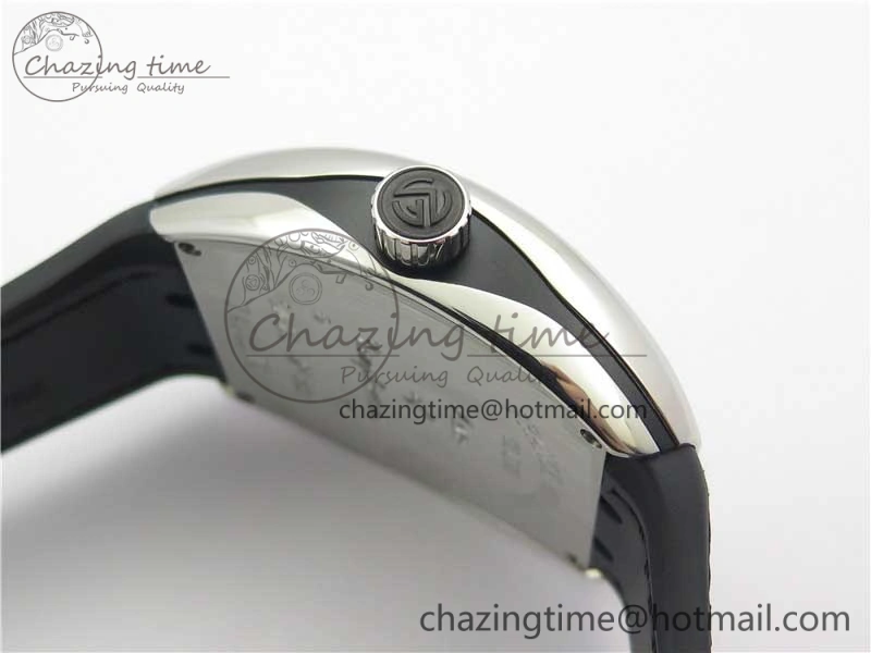 QuickDry Vanguard V45 SS ZF Best Edition Black Textured Dial on Black Rubber Strap MIYOTA 6563