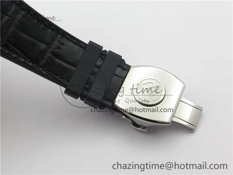 QuickDry Vanguard V45 SS ZF Best Edition Black Textured Dial on Black Rubber Strap MIYOTA 6563