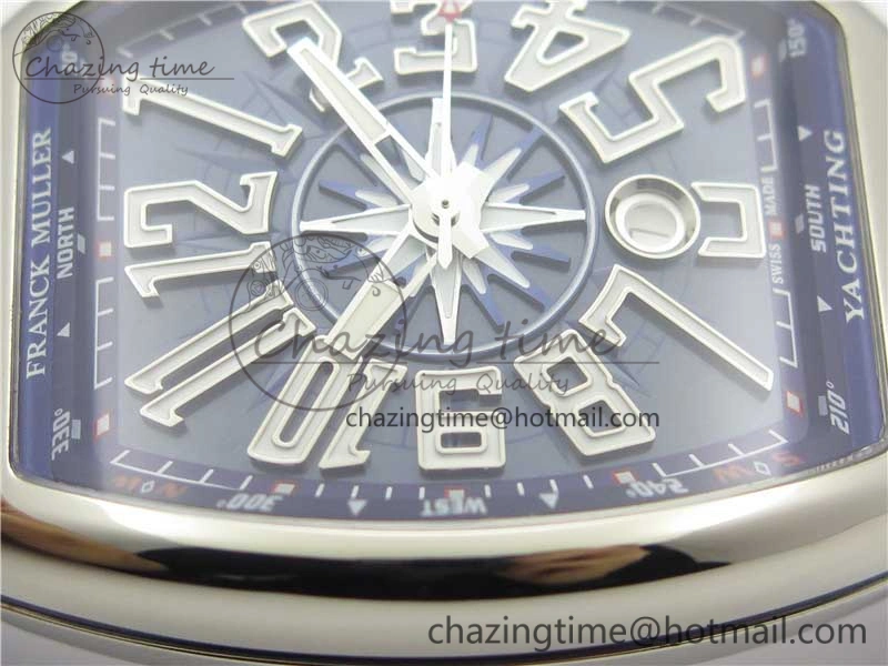 SportInspired Vanguard V45 SS ZF Best Edition Blue Textured Dial on Blue Rubber Strap MIYOTA 6564