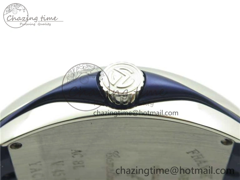 SportInspired Vanguard V45 SS ZF Best Edition Blue Textured Dial on Blue Rubber Strap MIYOTA 6564