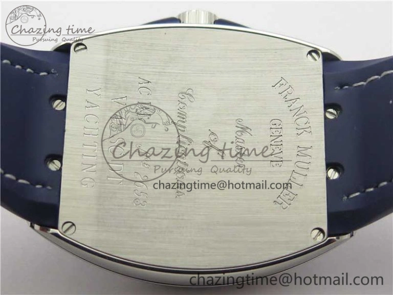 SportInspired Vanguard V45 SS ZF Best Edition Blue Textured Dial on Blue Rubber Strap MIYOTA 6564