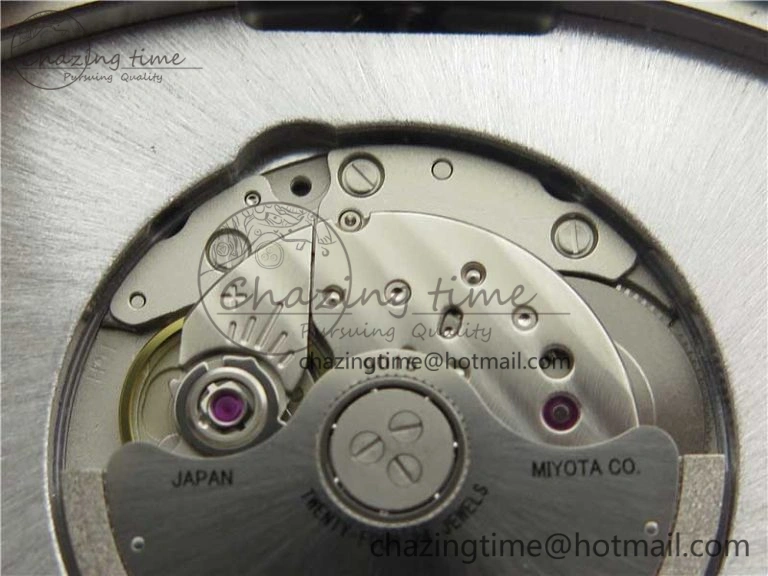 SportInspired Vanguard V45 SS ZF Best Edition Blue Textured Dial on Blue Rubber Strap MIYOTA 6564