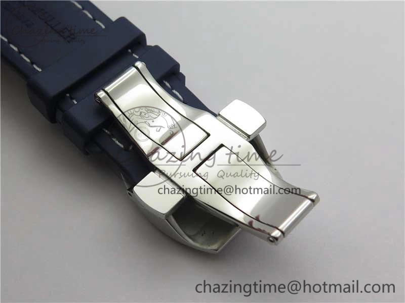 SportInspired Vanguard V45 SS ZF Best Edition Blue Textured Dial on Blue Rubber Strap MIYOTA 6564