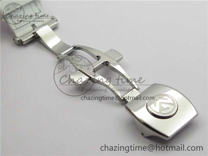 Sophisticated Vanguard V45 SS ZF Best Edition White Textured Dial on White Rubber Strap MIYOTA 6557
