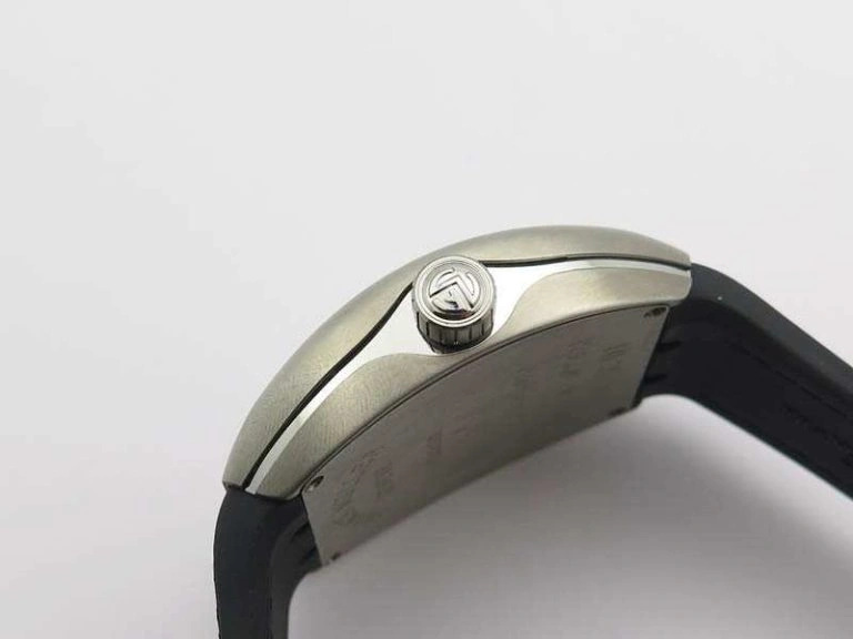 WeatherProof Vanguard V45 Ti TF 1:1 Best Edition Black Dial On Black Leather Strap A 6599
