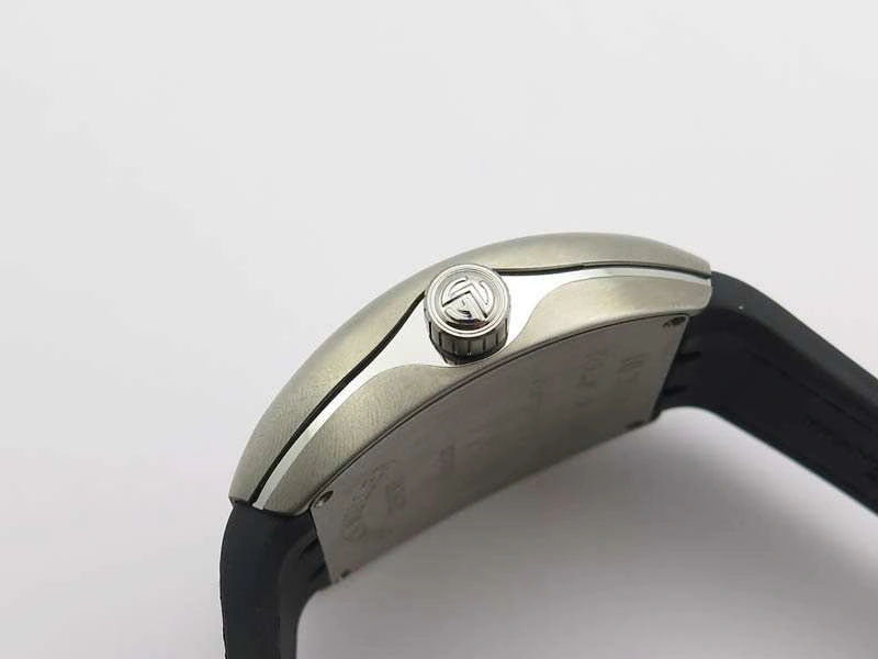 WeatherProof Vanguard V45 Ti TF 1:1 Best Edition Black Dial On Black Leather Strap A 6599
