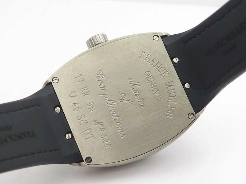 WeatherProof Vanguard V45 Ti TF 1:1 Best Edition Black Dial On Black Leather Strap A 6599