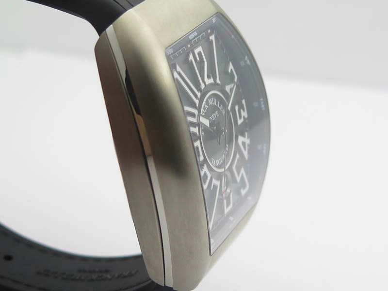 WeatherProof Vanguard V45 Ti TF 1:1 Best Edition Black Dial On Black Leather Strap A 6599