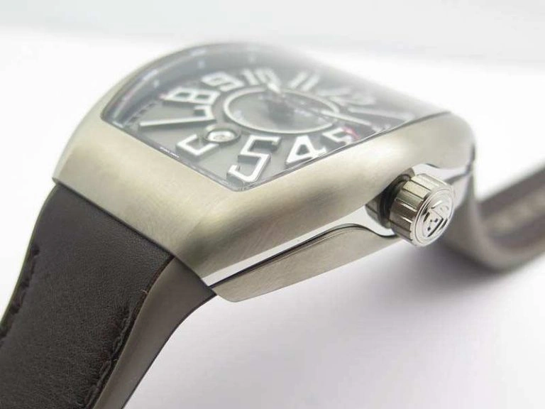 Minimalist Vanguard V45 Ti TF 1:1 Best Edition Gray Dial On Gray Gummy Strap A 6600