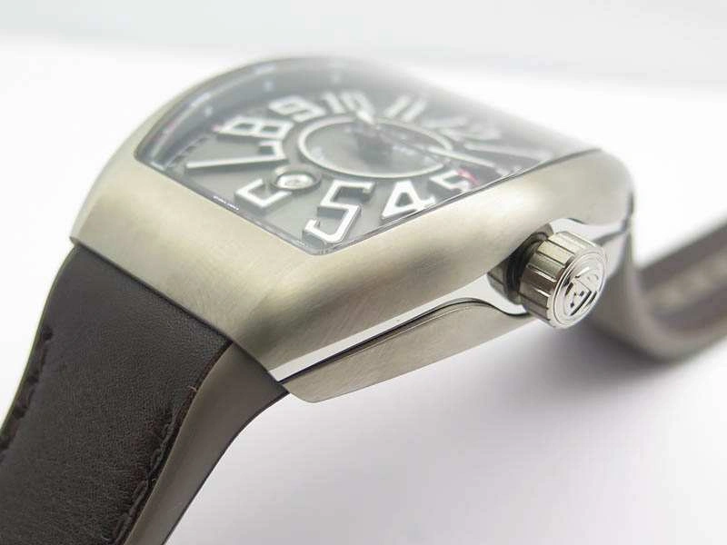 Minimalist Vanguard V45 Ti TF 1:1 Best Edition Gray Dial On Gray Gummy Strap A 6600