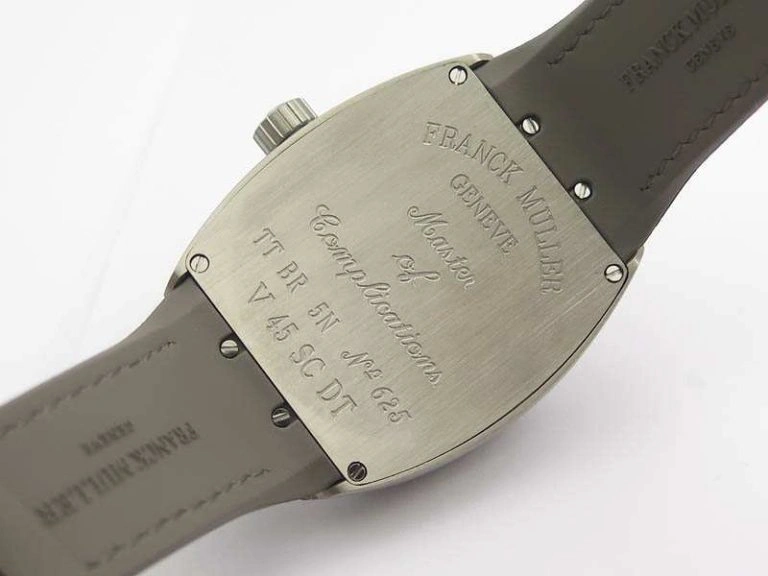 Minimalist Vanguard V45 Ti TF 1:1 Best Edition Gray Dial On Gray Gummy Strap A 6600