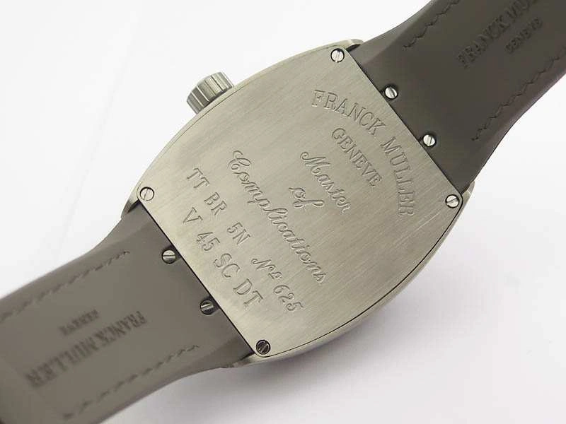 Minimalist Vanguard V45 Ti TF 1:1 Best Edition Gray Dial On Gray Gummy Strap A 6600