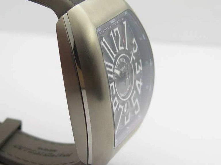 Minimalist Vanguard V45 Ti TF 1:1 Best Edition Gray Dial On Gray Gummy Strap A 6600