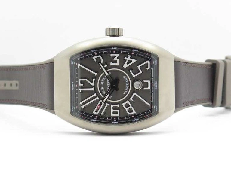 Minimalist Vanguard V45 Ti TF 1:1 Best Edition Gray Dial On Gray Gummy Strap A 6600