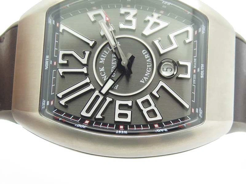 Minimalist Vanguard V45 Ti TF 1:1 Best Edition Gray Dial On Gray Gummy Strap A 6600