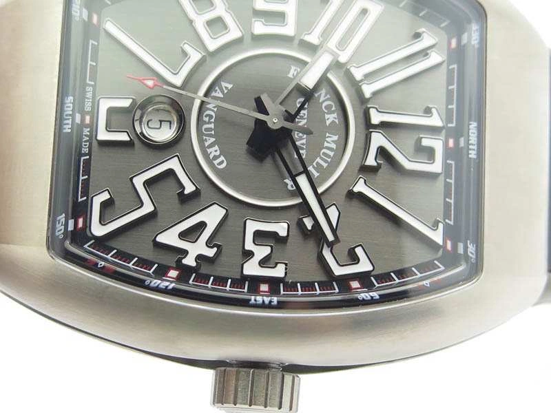 Minimalist Vanguard V45 Ti TF 1:1 Best Edition Gray Dial On Gray Gummy Strap A 6600