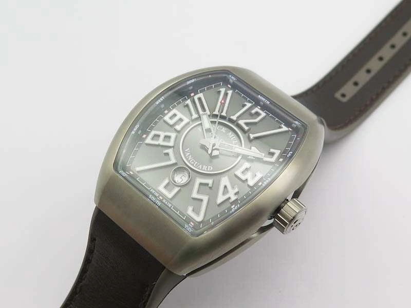 Minimalist Vanguard V45 Ti TF 1:1 Best Edition Gray Dial On Gray Gummy Strap A 6600