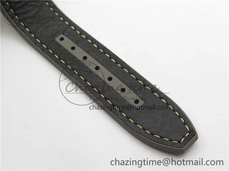 Vanguard V45 Titanium ZF 1:1 Best Edition Gray Dial on Broiwn Rubber Strap MIYOTA HighQuality 6558
