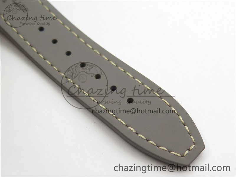 Vanguard V45 Titanium ZF 1:1 Best Edition Gray Dial on Broiwn Rubber Strap MIYOTA HighQuality 6558